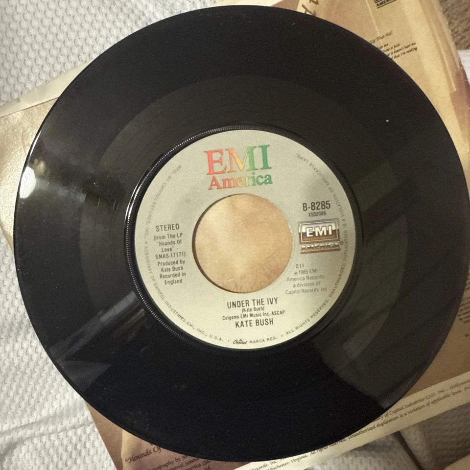 KATE BUSH - Running Up That Hill  12"  Extended Version 1985 EX/VG PROMO - Image 3 of 4