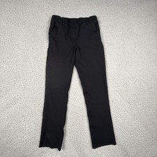 Quince Pants Womens XS Black Stretch Ponte Dress Work Straight Leg Pull On