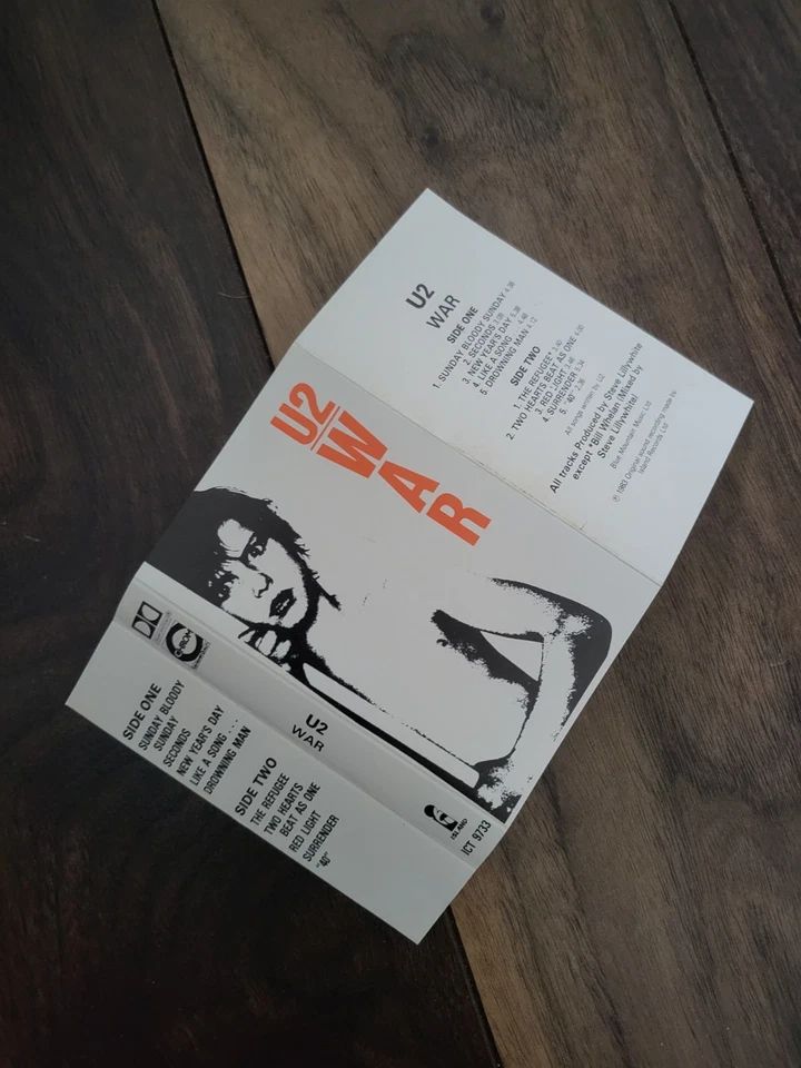 U2 - War - UK Island Cassette - ICT 9733 - 1983 - Image 2 of 4