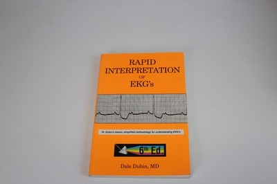 Rapid Interpretation of EKG's Sixth Edition Dale Dubin 2000 Paperback Book