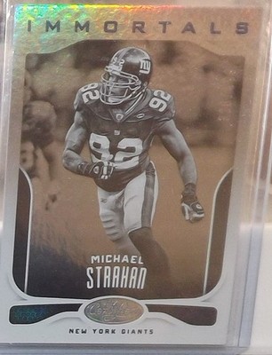 2017 Panini Certified Michhael Strahan (Giants) Immortals Mirror #116 326/499