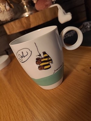Thomas Jansch TIGERENTE Tasse - Wie NEU Nie Benutzt - Unbenutzt