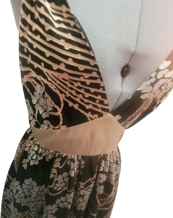 Vestido de fiesta Arden B. Nuevo con etiquetas de seda pura Burnout talla L Foto 2 de 4