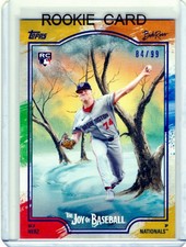 2025 Topps X Bob Ross the Joy of Baseball - DJ Herz #76 Paint Splatter /99 (RC)
