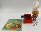 Liddle Kiddles Doll Sizzly Friddle w/Grill Tools & Booklet 1960s Mattel