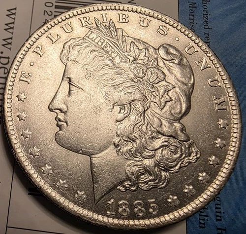 1885-O New Orleans Morgan Silver Dollar Brilliant Uncirculated NO TONE BU