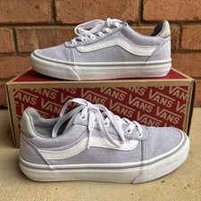 Vans Ward Deluxe Skate Shoes Women s Size 7 Summer Canvas Grey White VN0A3TLAGRY