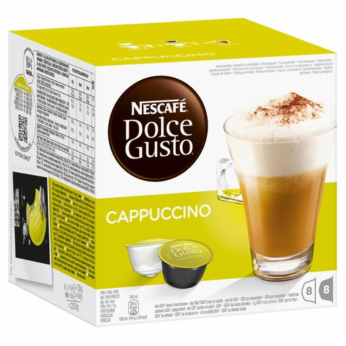 Nescafé Dolce Gusto Cappuccino, Pack of 6, 6 x 16 Capsules (48 Servings) - Picture 4 of 6