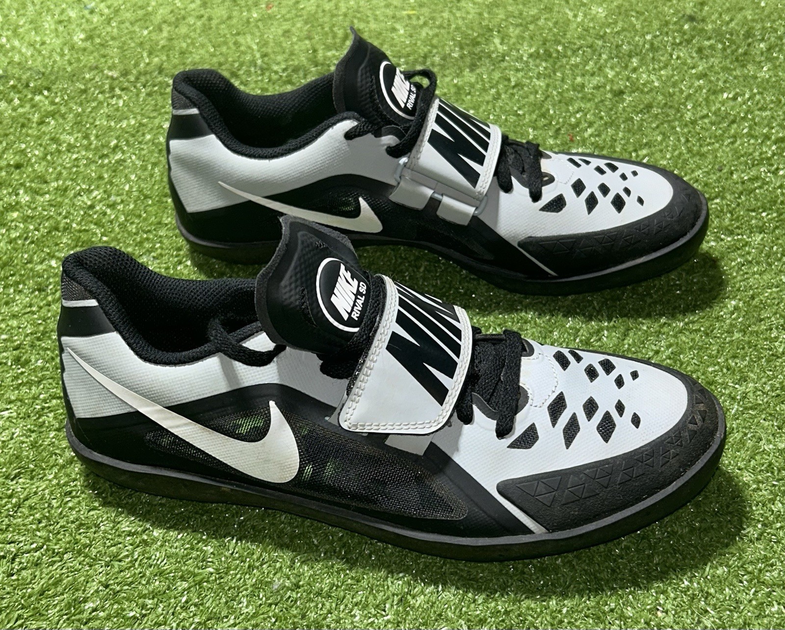 SAOLA Scarpe da lancio Nike Rival SD nere da uomo taglia 8 track field