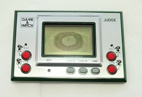 Nintendo Game ＆ Watch Green Judge Boxed Japan NOS