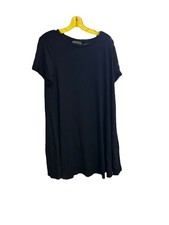 Women's Forever 21+ Black Tshirt Dress 1X