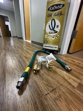 Gas Connector Kit Krowne M7548K Quick Disconnect Hose Kit 3/4" X 48"