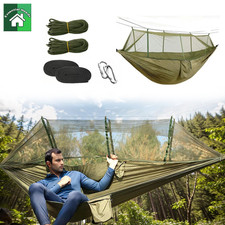 Bug-Proof Camping Hammock Lightweight Portable Hiking Hammocks with Mosquito Net