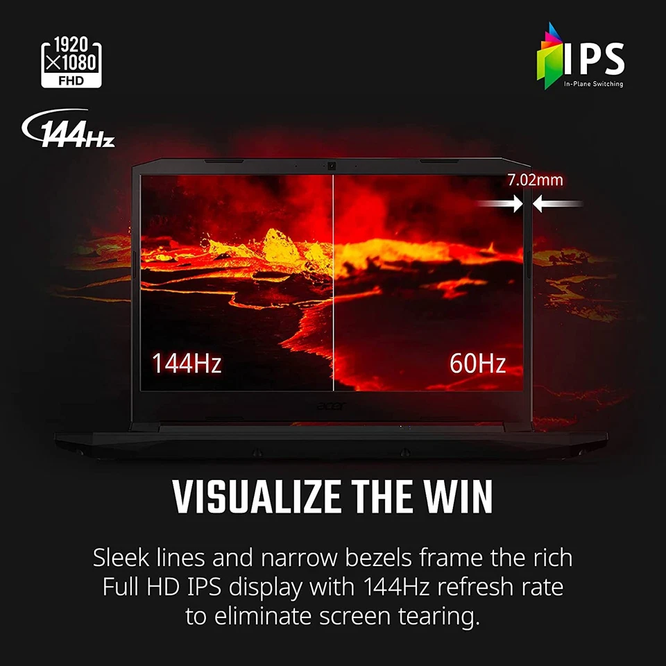 🎁NEW Acer Nitro 5 15.6 FHD Intel i5-10300H/8G/256G RTX3050 Gaming Laptop+Sleeve - Image 4 of 4