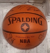 1992-93 Phoenix Suns Team Signed Spalding NBA Game Basketball Autographed