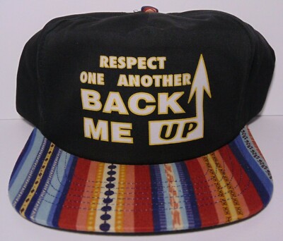 Vintage 1990s RESPECT ONE ANOTHER BACK ME UP RAD FRESH PRINCE OF BEL AIR  HAT CAP
