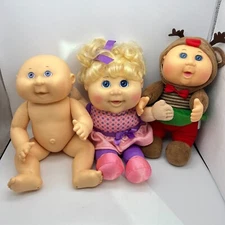 Lot of 3 Cabbage Patch Kids One Giggles 11-12”