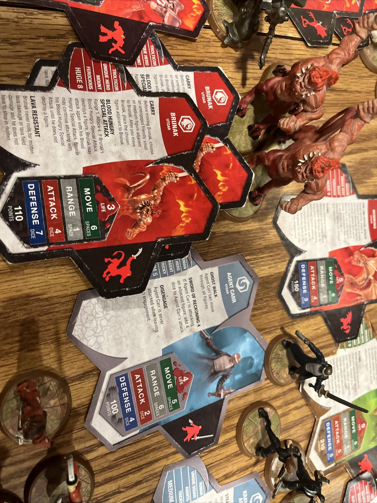 Heroscape Lot 50 Figures 18 Heroes Hasbro Raelin Krug Brunak 8000 9000