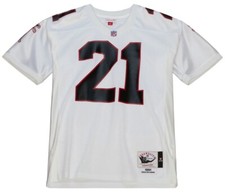 Atlanta Falcons Deion Sanders Mitchell & Ness White 1991 NFL Authentic Jersey XL