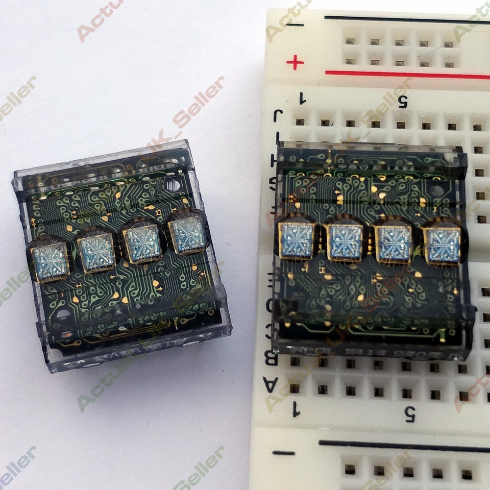 🇬🇧 2pcs HPDL-1414 alphanumeric red 17-segment LED bubble display,retro vintage - Image 3 of 3