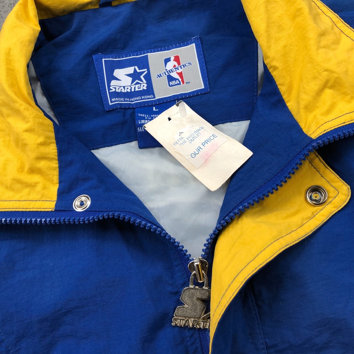90's starter nba warriors ナイロンジャケット 90's Golden State Warriors Starter NBA Heavyweight Parka