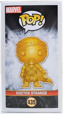 Funko Pop Doctor Strange Gold Chrome # 486 Marvel Studios