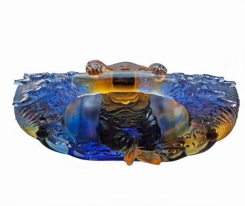 LIULIGONGFANG Crystal Glass 'Glorious Baby Doll' Figurine Ltd Ed Signed Numbered - Picture 3 of 8