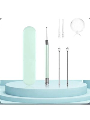 Ear Wax Removal Tool Kit with Light, Fyobyye 2Pcs Earwax Cleaner tools