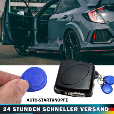 APP Remote Starter Stop Auto Keyless Entry Engine Start Alarm System Druckknopf