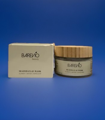 BAREVIO Beauty Sea Tox Clay Mask Acne Dark Spots Scarring 3.0 oz BNIB