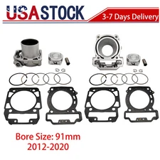 Front Rear Cylinder Piston Kit For Can-Am Outlander 1000 MAX 2012-2020 4206235