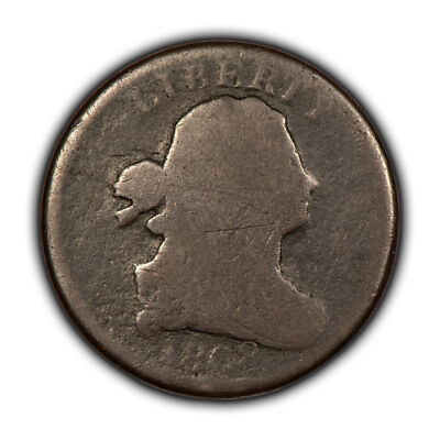 1808 1/2c Draped Bust Half Cent - Full Date - SKU-T4401