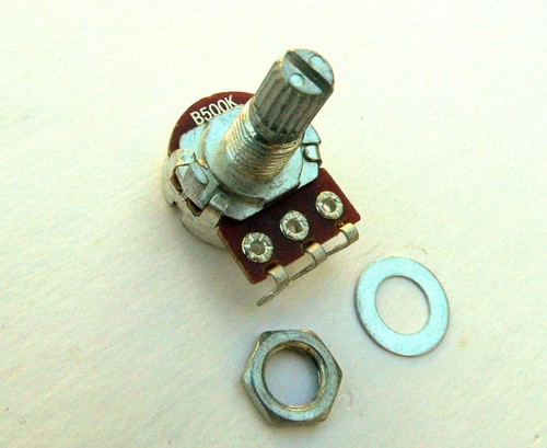 B500K Short Mini Pot Guitar Tone/Volume 500K for Fender Stratocaster Humbucker - Bild 1 von 2