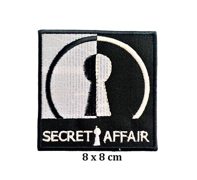 Secret Affair Brosche K-Drama bestickt Bügelbild aufnähen Rocker Patch Abzeichen N-156