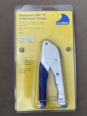 Data Shark Waterproof CATV  F  Compression Crimper 70014 New Sealed