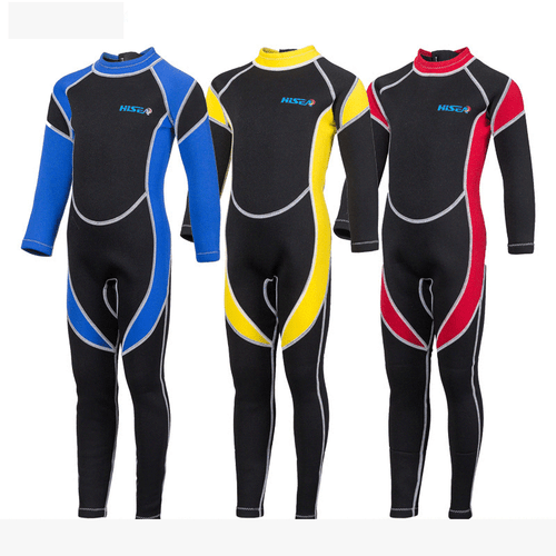 Hisea 2.5mm Neoprenanzug Kinder Neopren Nassanzug Schwimmanzug Surfanzug Tauchen - Bild 1 von 17