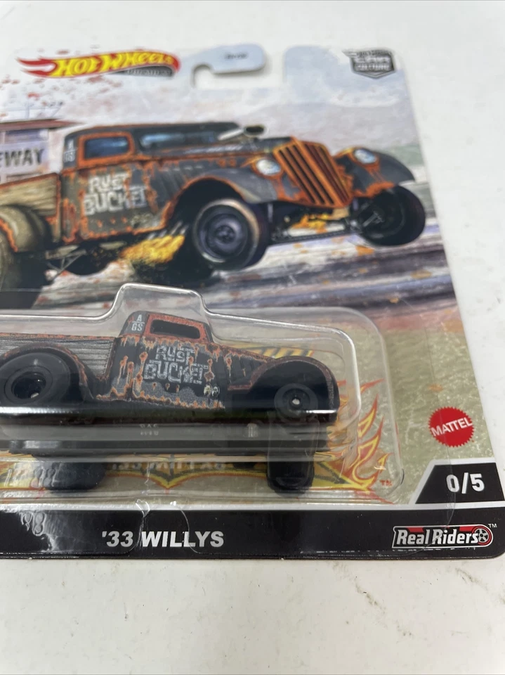 Hot Wheels 2023 Car Culture Premium '33 Willy's Chase 0/5 error falta rueda Foto 3 de 4
