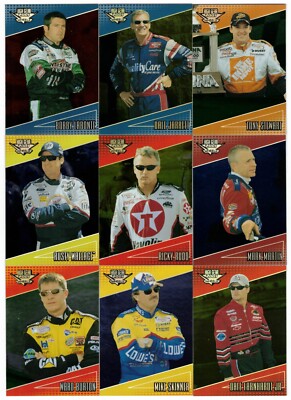 2001 Wheels High Gear NASCAR First Gear You Pick the Card, Finish Your Set
