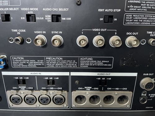 PANASONIC AG-7500 Professional High-End SVHS-Videorecorder PAL - vom Händler - Picture 8 of 9