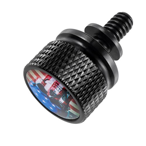Knurled Fender Seat Bolt Screw black Fit For Harley 1996-23 Sportster Dyna - Picture 6 of 15