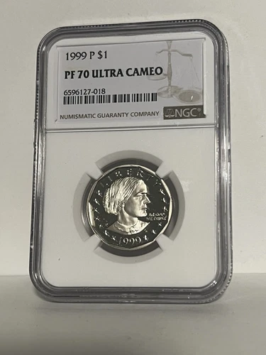 1999-P PF70UCam Susan B Anthony Dollar NGC Brown Label *