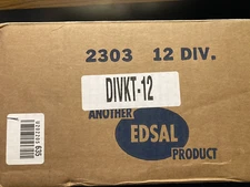 Edsal Divkt-12 Steel Divider, Gray, 12 In H NEW