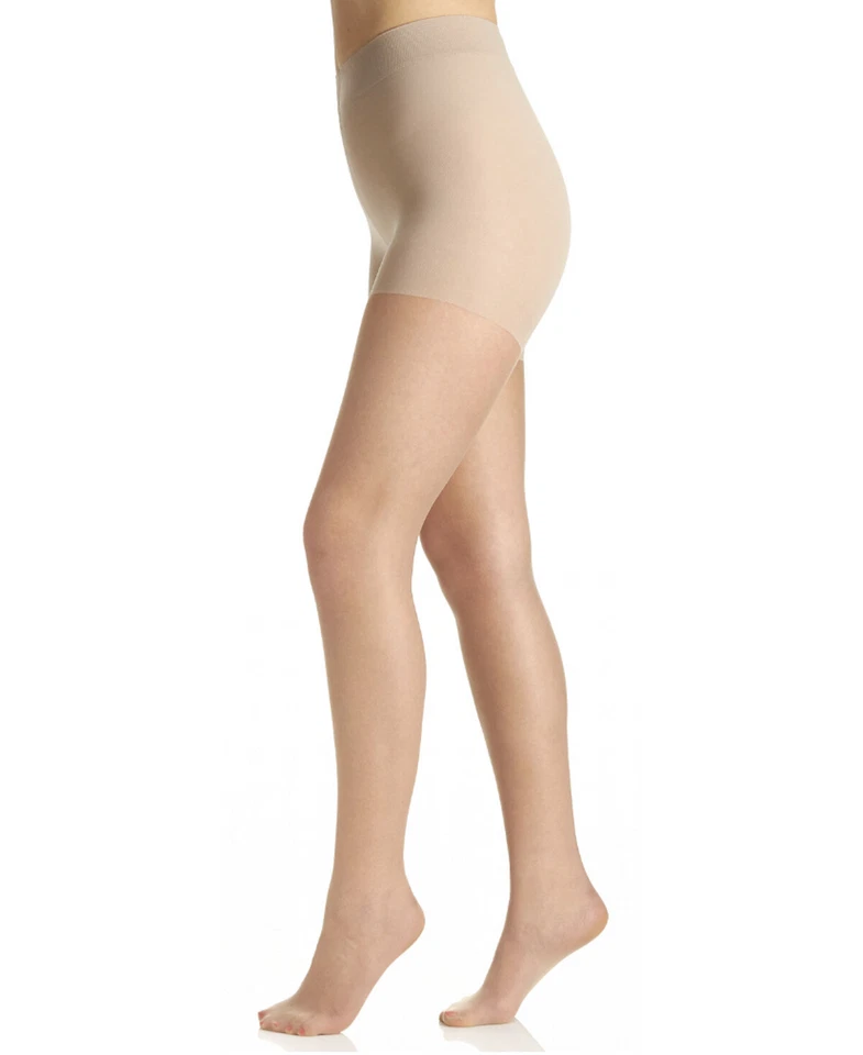 BERKSHIRE Silky Extra Wear Sheer Control Top Pantyhose sz 3 Nude Hosiey - Image 3 of 4