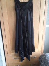 evening or prom dresses black one &purple  one