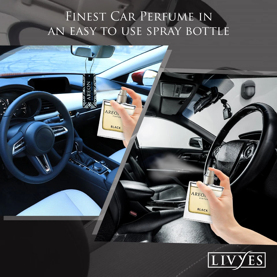 Areon Car Perfume 1.7 Fl Oz. (50ml) Glass Bottle Air Freshener, RED - Image 3 of 4