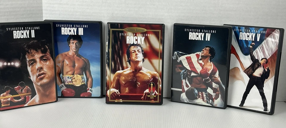 Rocky Anthology Sylvester Stallone 25th Anniversary 5-DVD Boxed Set Sly Boxing - Image 3 of 4