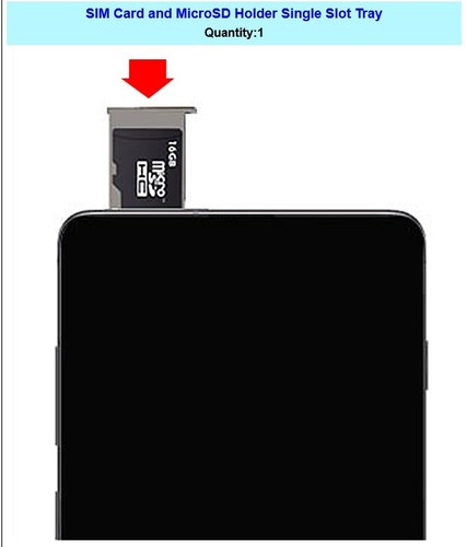 Replacement SIM and Memory Card Tray Holder Pin for Verizon LG V30 VS996 Phone - Picture 2 of 4