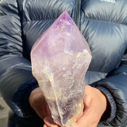 2.98lb Natural Beautiful Amethyst polishing Point Specimen Reiki energy healing - Picture 12 of 12