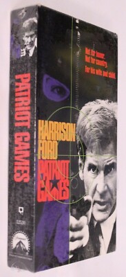 Patriot Games VHS Tape Harrison Ford Thora Birch James Earl Jones Anne Archer