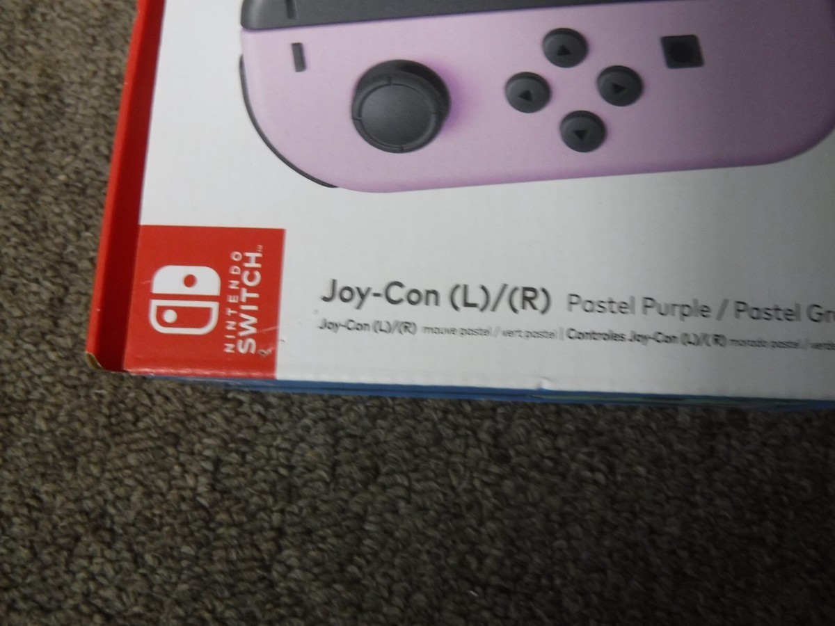 NEW* Nintendo Switch Joy Con 117078 (L) & (R) Pastel Purple